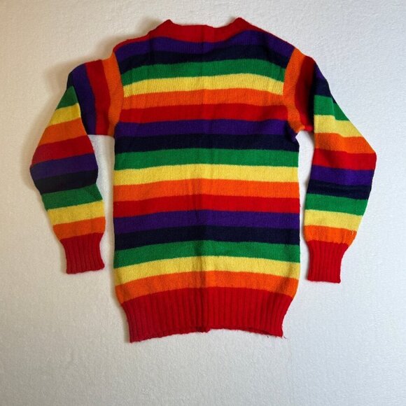 Vintage Rainbow Shetland Wool Made in Scotland Not Sized #1427 - Picture 8 of 10